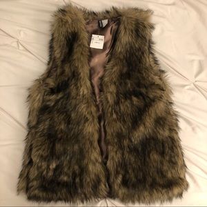 H&M Faux Fur Vest
